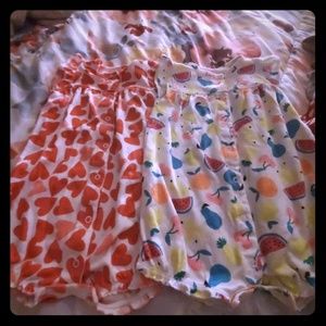 Baby girl rompers